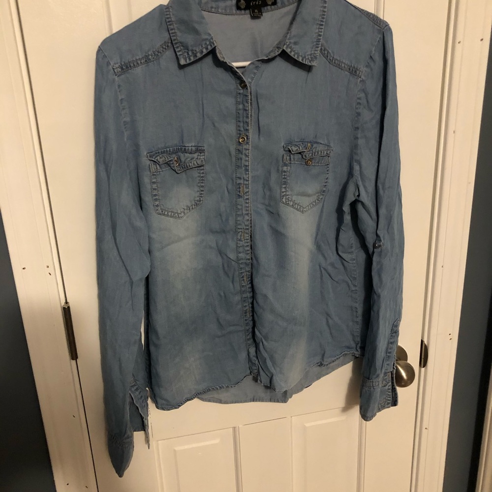 Light weight jean shirt